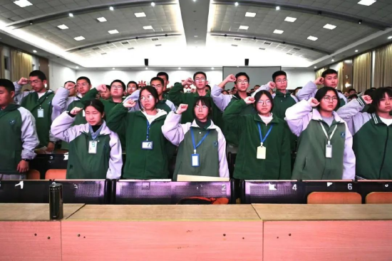 庆元县第三中学百日誓师凌壮志踔厉奋发铸辉煌