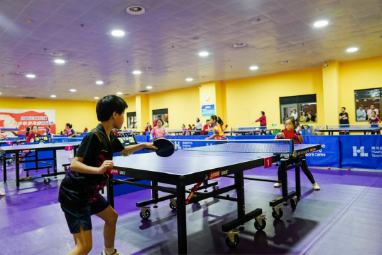 2023年龙杯青少年乒乓球邀请赛在浙江省黄龙体育中心举行
