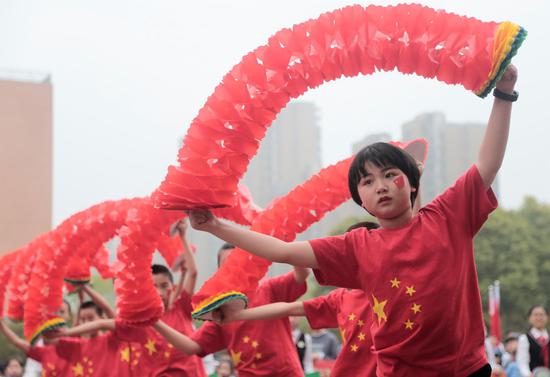 滨文小学教育集团深植"红色火种",燃情运动会献礼建党百年