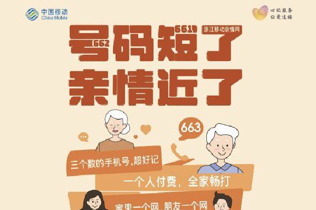 最多可建4张网！宁波移动亲情网重磅升级“一人多网”功能