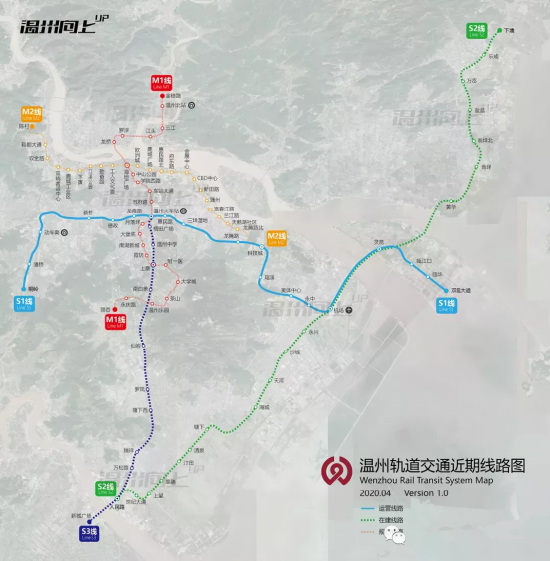 温州地铁m2线开建时间明确啦并将谋划延伸至藤桥