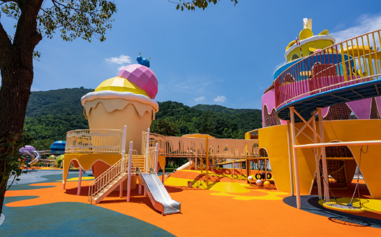 日前达蓬山星梦改造升级后正式对外开放乐园